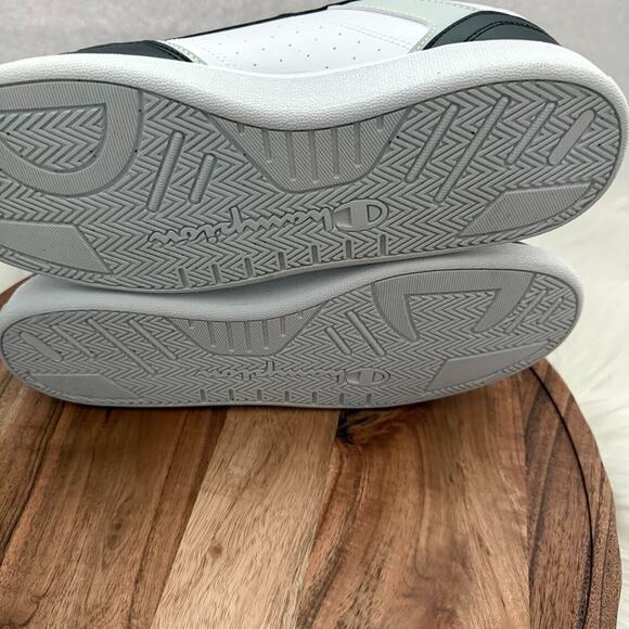 Champion Court Classic Style Men's US 11M Sneakers Black White Grey Retro Look - Picture 10 of 11